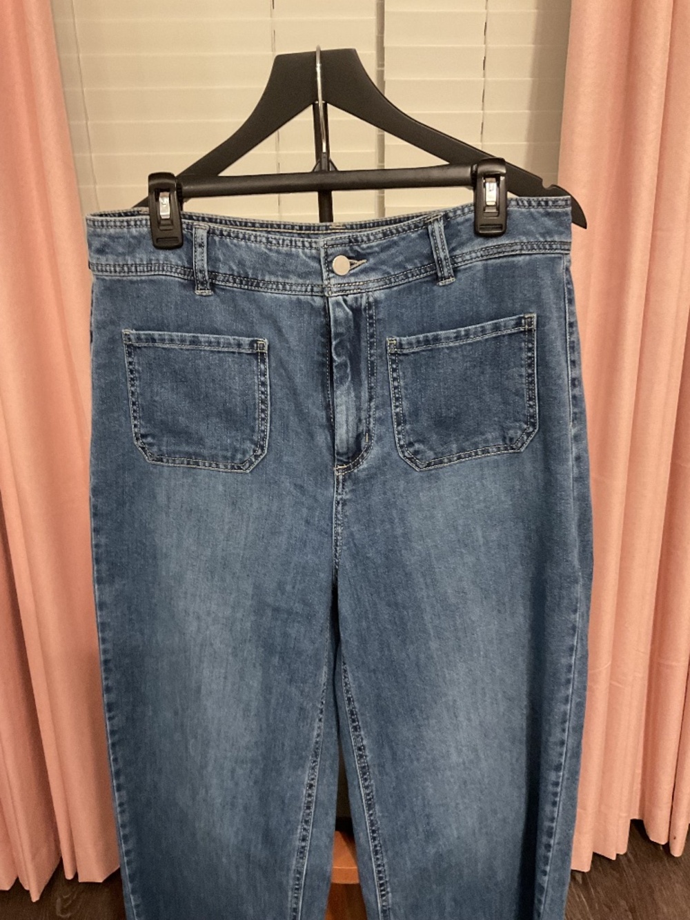 OAT New York CloudLuxe Wide Leg Raw Hem Jeans 12/31
